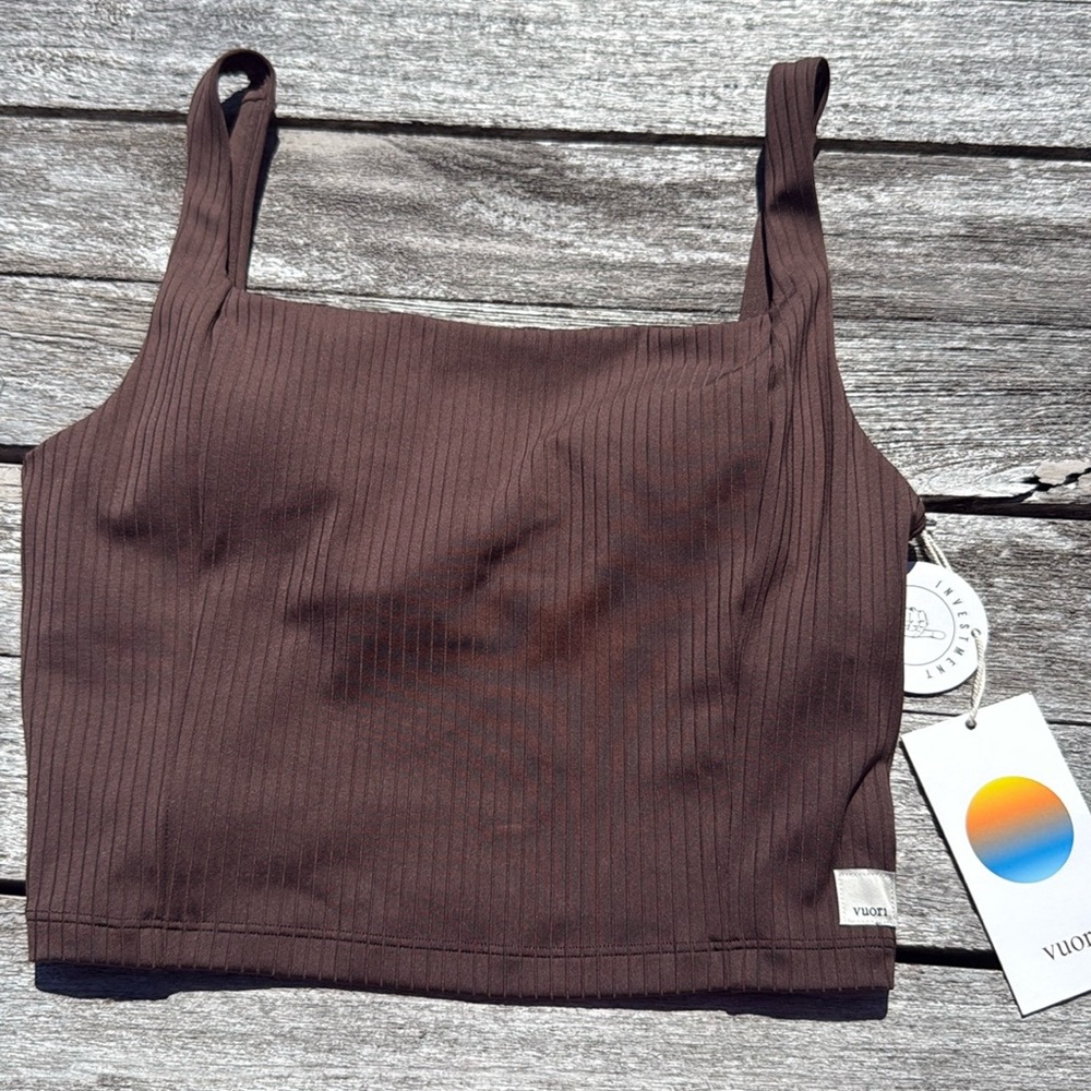 VUORI Inversion Rib Support Tank Java Brown size small NWT
Women's Rib Tank - Picture 1 of 8